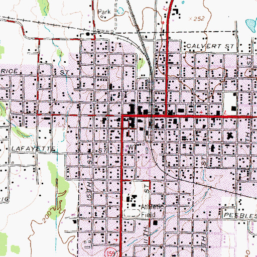 Topographic Map of Primecare Medical Services, TX