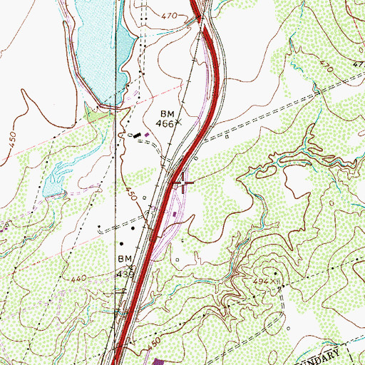 Topographic Map of South Texas MedX, TX