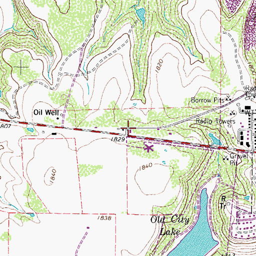 Topographic Map of Coleman County First Responders, TX
