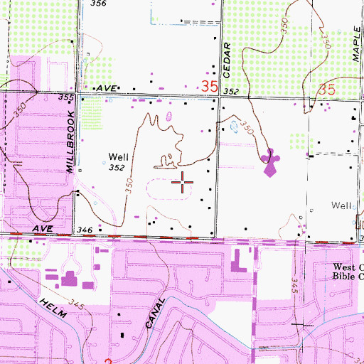 Topographic Map of Community Behavioral Health Center, CA