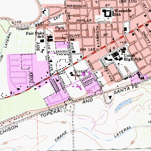 Topographic Map of Oak Valley Care Center, CA