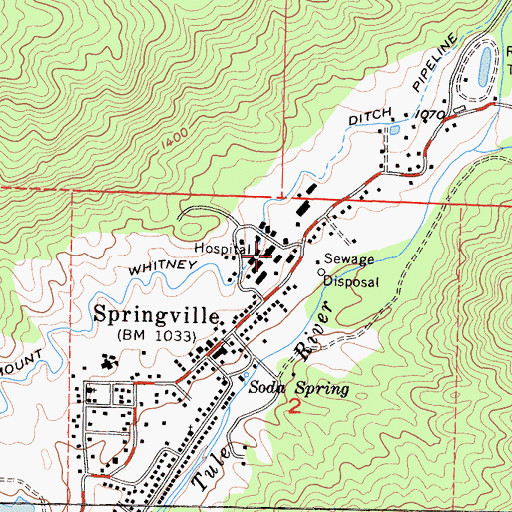 Topographic Map of Family Healthcare Network Health Center, CA