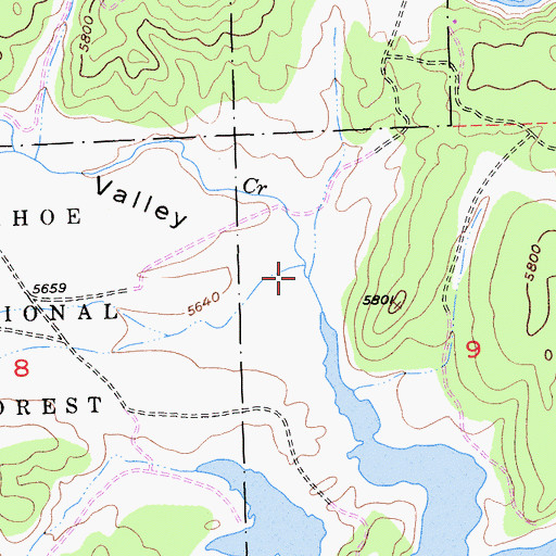 Topographic Map of Russel Valley, CA