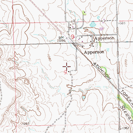Topographic Map of Sarge Creek Rural Fire Company, OK