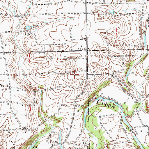 Topographic Map of Denoya Rural Firefighters, OK