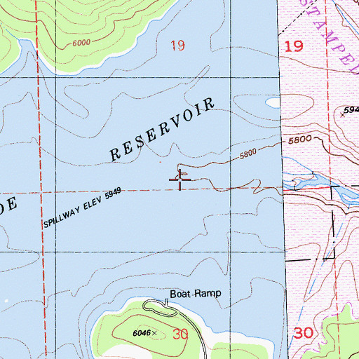 Topographic Map of Sagehen Creek, CA