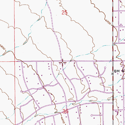 Topographic Map of Fry Fire District Station 2, AZ
