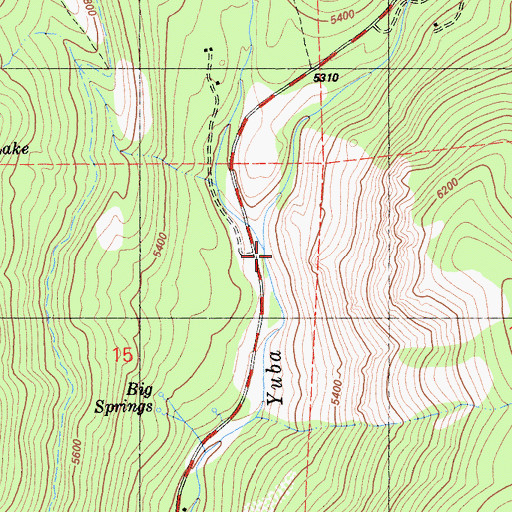 Topographic Map of Salmon Creek, CA