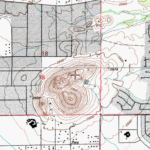 Topographic Map of Drexel Heights Fire District Communications, AZ