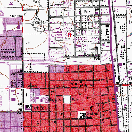 Topographic Map of Artesia Fire and Emergency Medical Services Station 2, NM