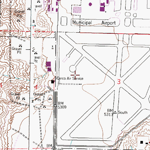 Topographic Map of Air Care 1 International, NM