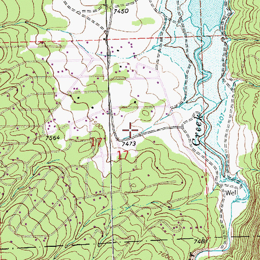 Topographic Map of Bluewater Acres Fire and Rescue, NM