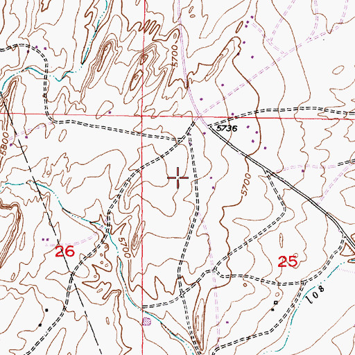 Topographic Map of Navajo Nation Emergency Medical Services Tohajiilee, NM