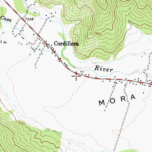 Topographic Map of Mora Valley Community Health Services Ambulance, NM