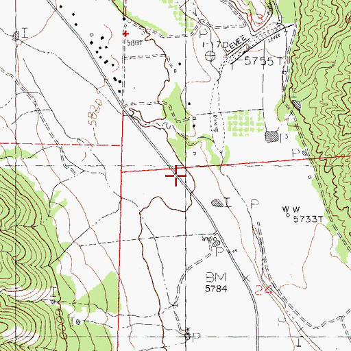 Topographic Map of Mimbres Valley Emergency Medical Services, NM