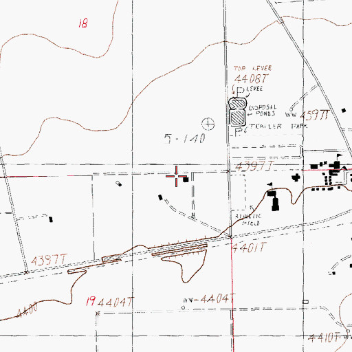 Topographic Map of Animas Volunteer Fire Department, NM