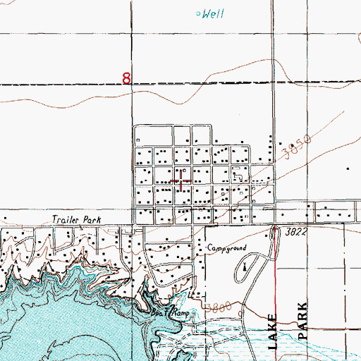 Topographic Map of Logan Volunteer Fire Department / Rescue Ambulance Station 2, NM