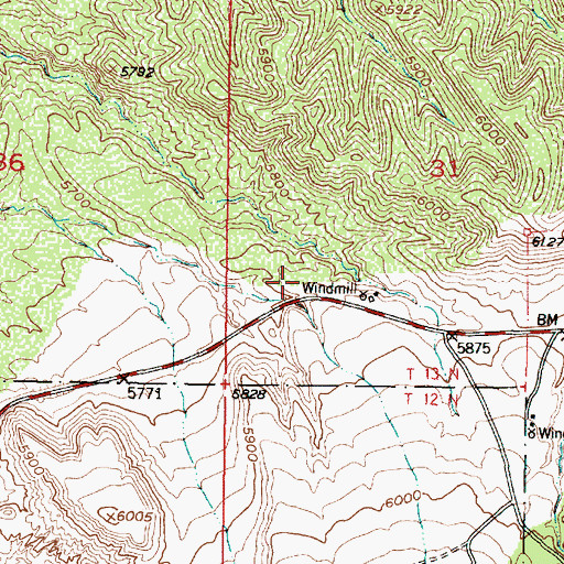 Topographic Map of Sandoval County Fire Department Station 41, NM