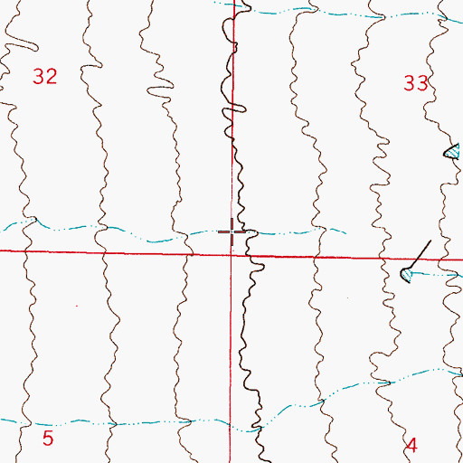 Topographic Map of Organ Volunteer Fire Department Station 2, NM