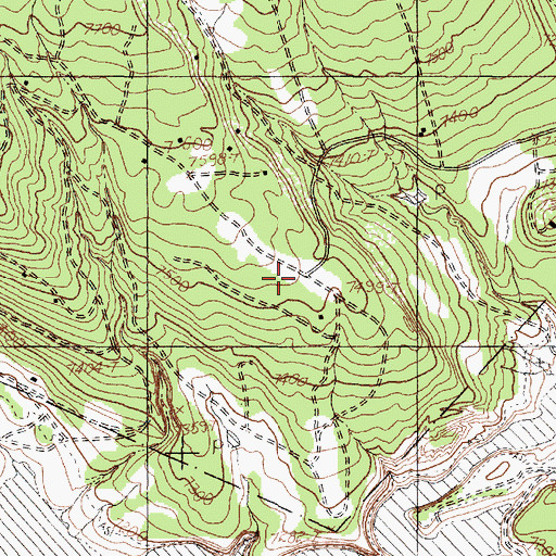 Topographic Map of Laguna Vista Estates Volunteer Fire Department, NM