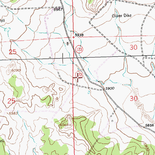 Topographic Map of San Juan County Fire District 2 Flora Vista Station 3, NM