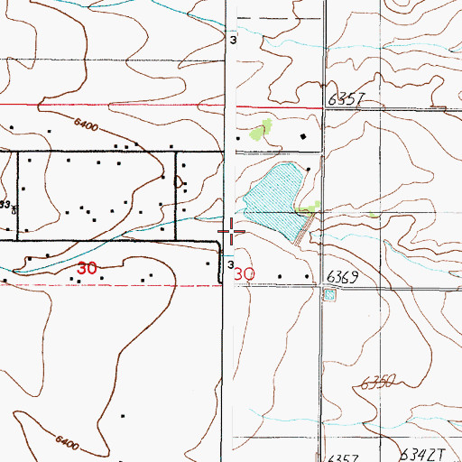 Topographic Map of Torrance County District 2 Volunteer Fire Department, NM