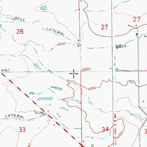 Topographic Map of Conservancy Fire District 3 Substation 2, NM