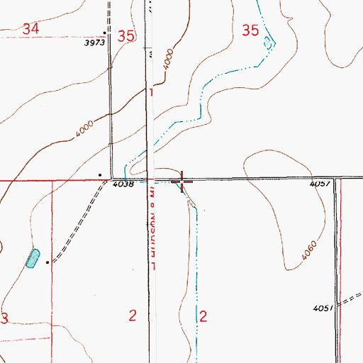 Topographic Map of Conservancy Fire District Station 3 Main Station, NM