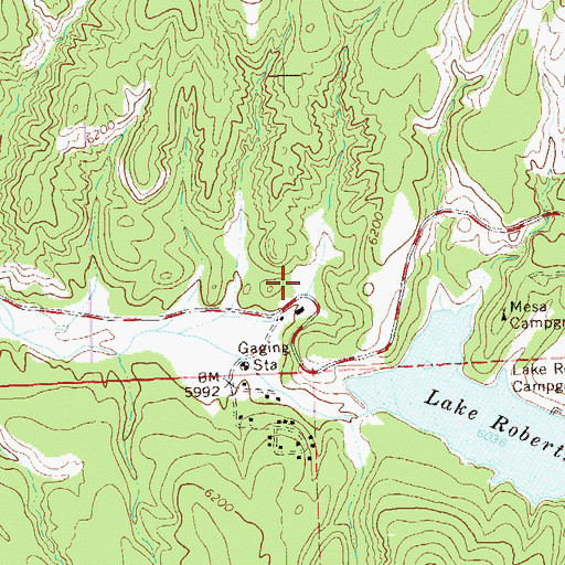 Topographic Map of Sapillo Creek Volunteer Fire Department and Rescue, NM