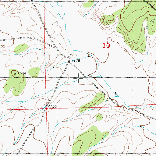 Topographic Map of Horse Mountain Fire Department and Emergency Medical Services, NM