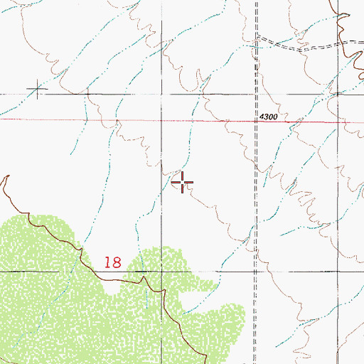 Topographic Map of Oro Vista Volunteer Fire and Rescue Station 1 Headquarters, NM