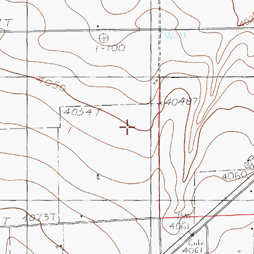 Topographic Map of Portales Fire and Ambulance Station 3, NM