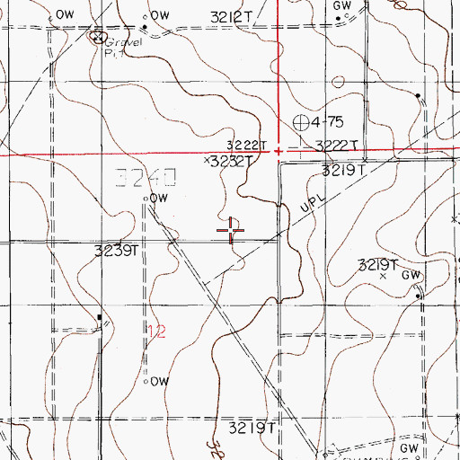 Topographic Map of Joel Volunteer Fire Department Station 3, NM