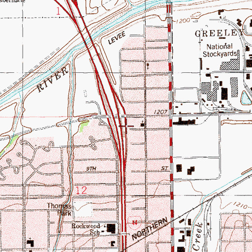 Topographic Map of Response International Group Main Station, OK
