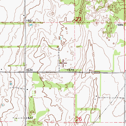 Topographic Map of Warren Fire Department, OK