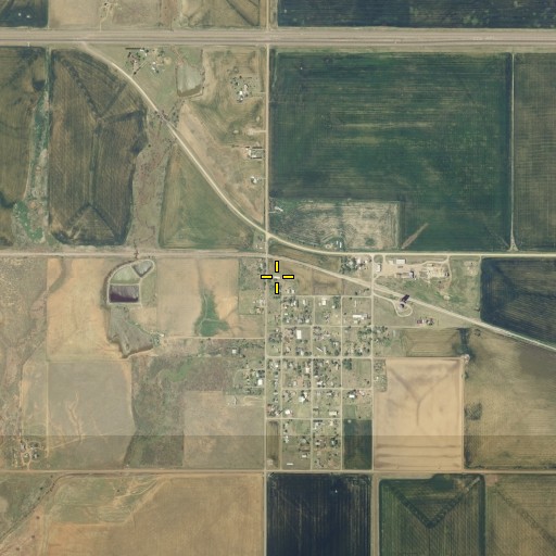 Aerial/Satellite Image of Headrick Volunteer Fire Department, OK