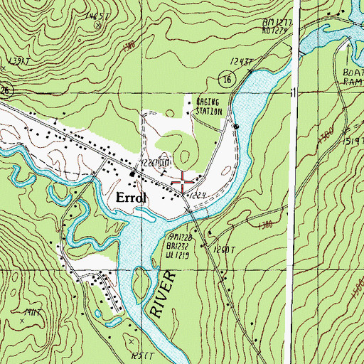 Topographic Map of Errol Emergency Medical Services, NH