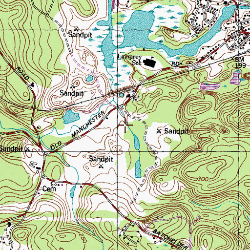 Topographic Map of Raymond Ambulance, NH