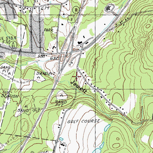 Topographic Map of Bestcare Ambulance Services, NH
