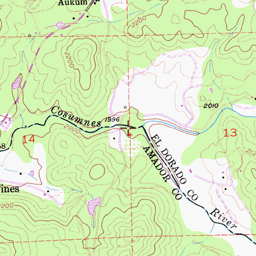 Topographic Map of Scott Creek, CA