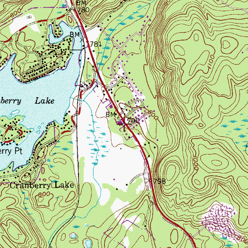 Topographic Map of Lakeland Emergency Squad, NJ