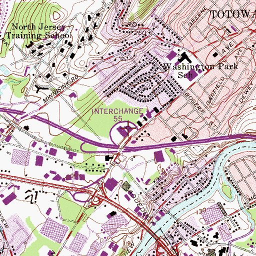 Topographic Map of LifeStar Response Corporation, NJ