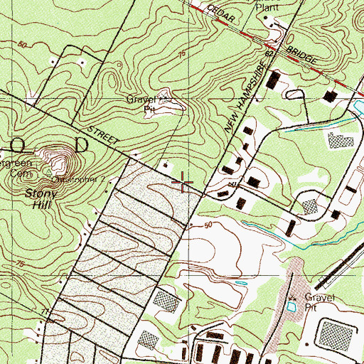 Topographic Map of Lakewood Township Emergency Medical Services Department, NJ