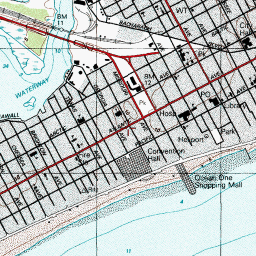 Topographic Map of Exceptional Medical Transport, NJ