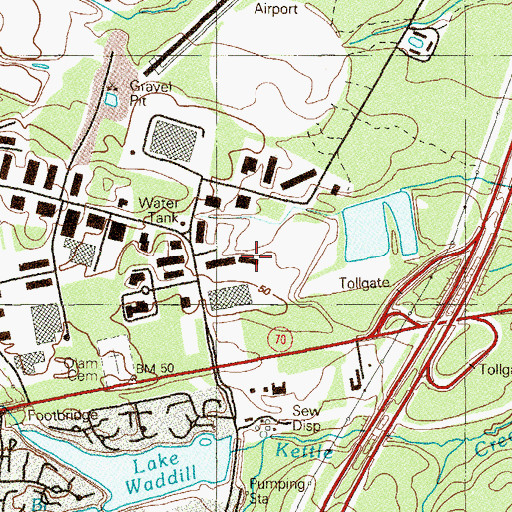 Topographic Map of Alert Ambulance Service Lakewood Headquarters, NJ