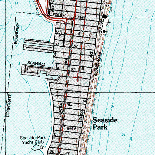 Topographic Map of Tri Boro First Aid Squad, NJ