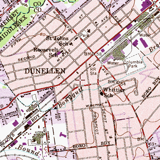 Topographic Map of Always Caring Medical Transport, NJ