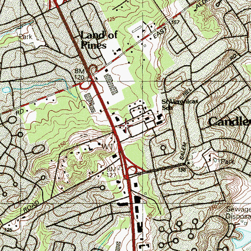 Topographic Map of Courtesy Medical Transportation, NJ