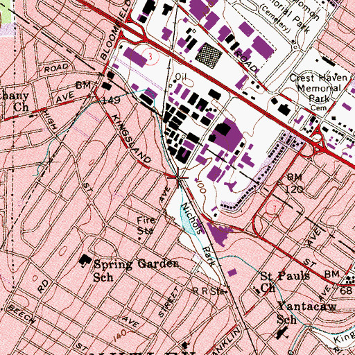 Topographic Map of Hoffman - Laroche Emergency Squad, NJ