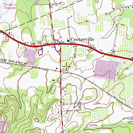 Topographic Map of Holmdel First Aid Squad, NJ